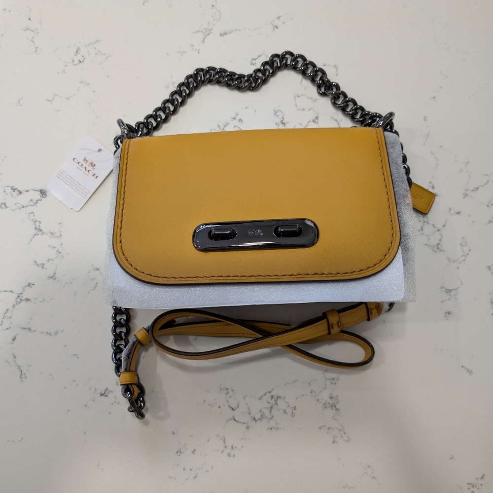 Coach Mustard Yellow Crossbody Bag